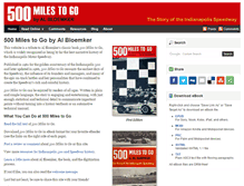 Tablet Screenshot of 500milestogo.org